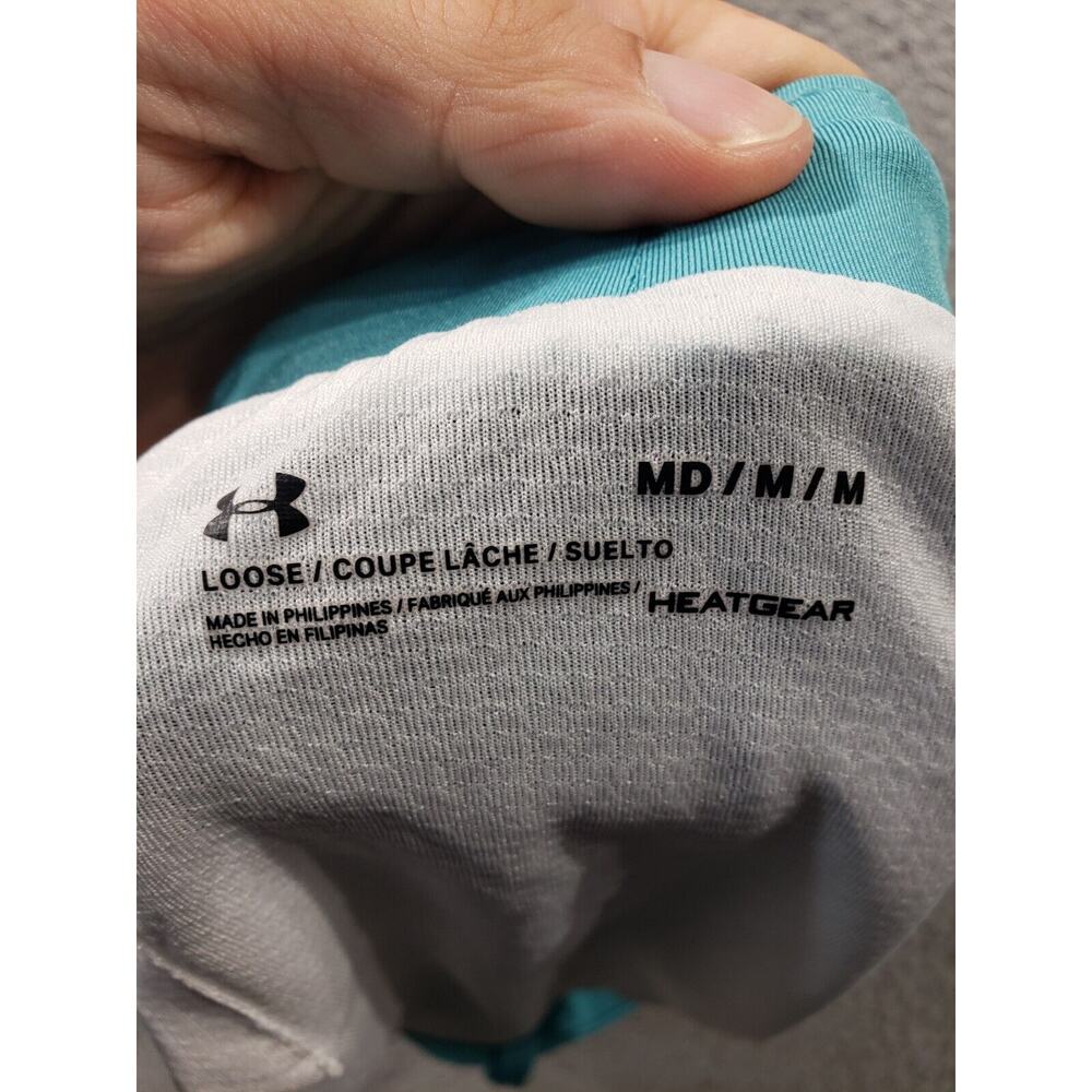 Under Armour Shorts Women's Medium Teal Blue 2.0 Fly By Running Athleisure 28x3 - Picture 12 of 16